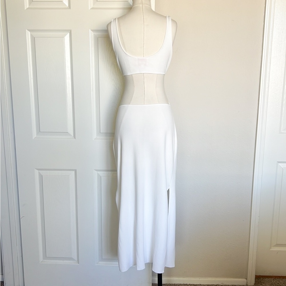 Solid & Striped Bailey White Midi Dress - Picture 5 of 7